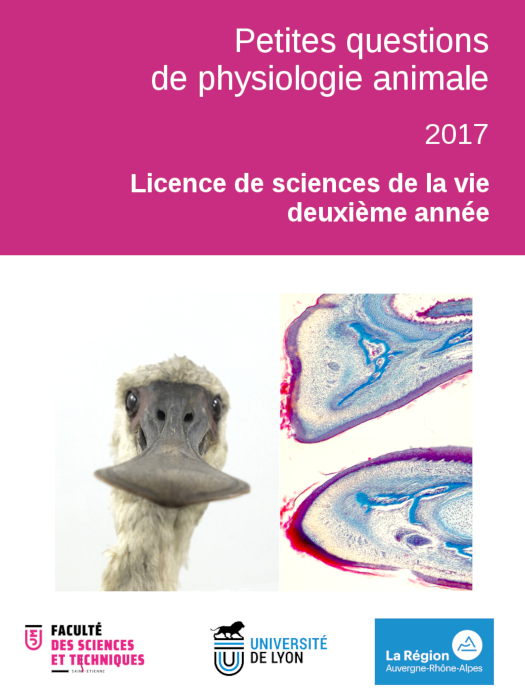 couverture Petites questions de physiologie animale 2017