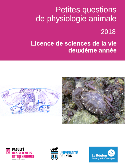 couverture Petites questions de physiologie animale 2018