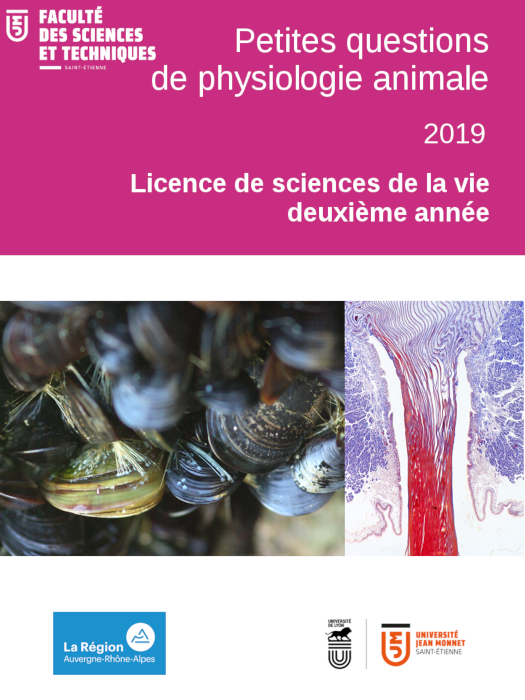 couverture Petites questions de physiologie animale 2019